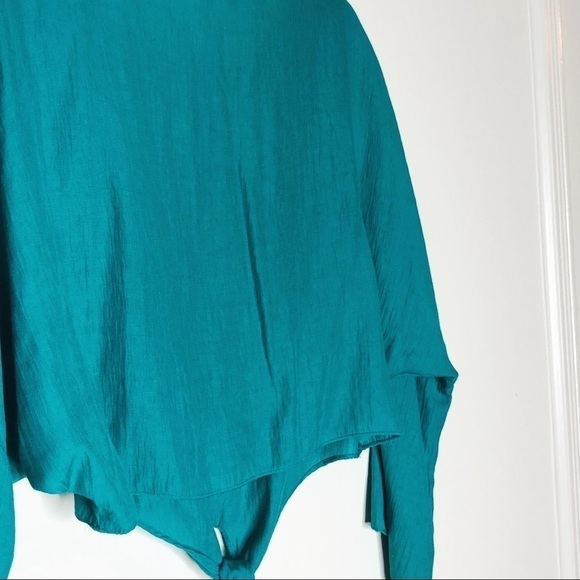 Topshop crop top with tie - Picture 5 of 6